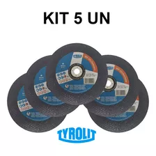 Kit 5 Disco Corte Inox 9 Basic 230 X 1,9 X 22,23 Tyrolit