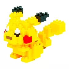 Boneco De Montar Pokémon Pikachu Nanoblock Original Kawada