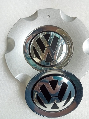 4 Emblemas Latas Para Centro De Rin 17  Jetta Clsico Oem Vw Foto 3