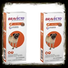 Combo 2x Bravecto Cães De 4,5 A 10 Kg