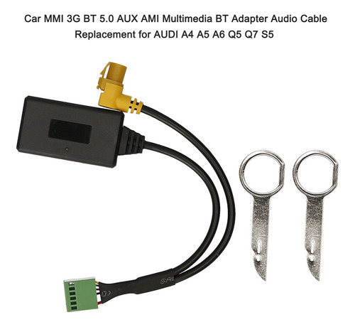 Adaptador A6 Q5 Audi A5 Q7 S5 A4 5.0 Cable De Coche Bt Audio Foto 3