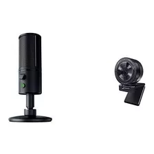 Razer Seiren Usb Streaming Microfono Kiyo Pro Cam Bundle