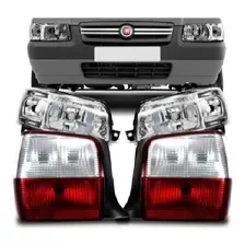 Kit Optica Fiat Uno Fire + Faros Traseros 2004/2014 Original