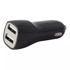 Cargador De Auto Vip Doble Usb 2a Color Negro Febo