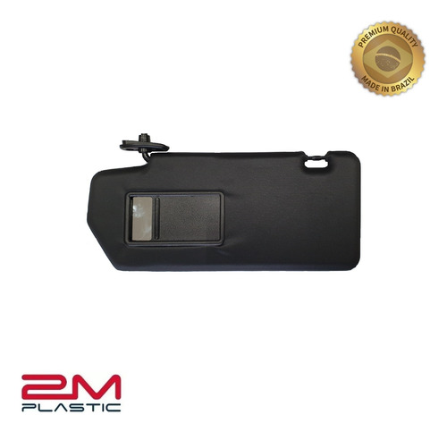 Visera Fiat Uno 2016/2023 Black Izquierda Derecho 2mplastic Foto 3