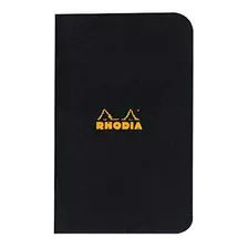 Rhodia Staplebound Notebooks Graph, Negro De La Cubierta 3 P