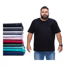 Kit 8 Camisetas Masculina Básicas 100% Algodão G1 Ao G5 Plus