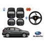 Tapetes 3d Logo Subaru + Cubre Volante Impreza Hb 07 A 12