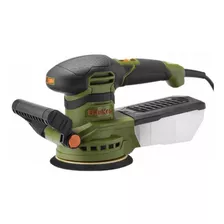 Lijadora Roto Orbital Bauker 350w, Velocidad Variable. Hnt Color Verde Oscuro Frecuencia 6000 A 12000 Rpm