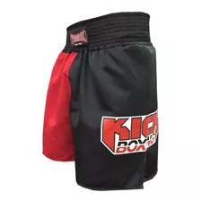 Calção / Short Kickboxing New Kicks Mma - Preto/verm