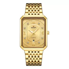 Reloj Dandy Clásico Retro Dorado Oro Premium Rectangular !!!