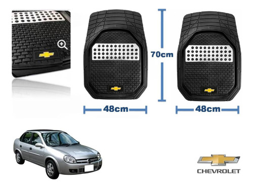 Tapetes Logo Chevrolet + Cubre Volante Chevy Monza C2 04a08 Foto 4