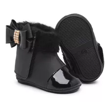 Bota Botinha Feminina Baby Estilo Refinado Infantil Luxuosa