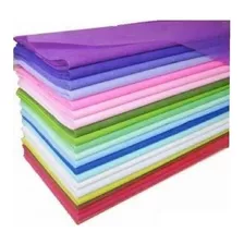 Papel Seda Colores Variados 50 Pliegos Calidad Aaa Papeleria