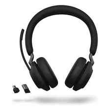 Auriculares Inalámbricos Bluetooth Jabra Evolve2 65, Color Negro