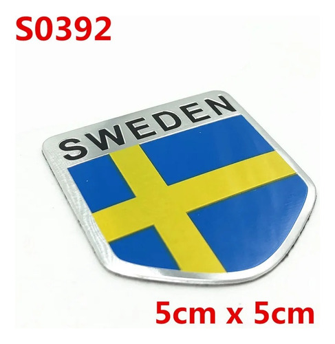 Emblema Bandera Suecia Autos Volvo Foto 3