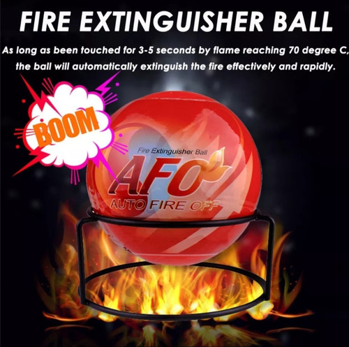 Extintor Automático Bola Balón 1.3kg 3mtrs Vida Útil 5 Años 