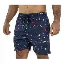 Short Tactel Calção Masculino Com Bolsos Plus Size Verão