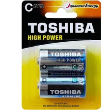 1 Blister De Toshiba Tipo C C/2 Lr14 1.5v