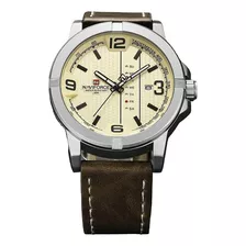 Reloj Para Hombre Marca Naviforce Original Pulso Cuero