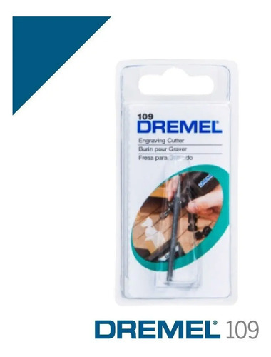 Fresa Dremel 109 Para Tallar Y Grabar Madera Con 4.8 Mm De Corte