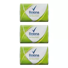 Kit C/03 Rexona Bamboo Fresh Sabonete 84g