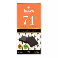 Chocolate Trapa Collection 74 % Cacao Sin Gluten Vegan