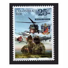 Aviación Del Ejército Nacional Estampillas De Colombia Sm