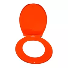 Asiento Universal Para Sanitario Redondo, Naranja