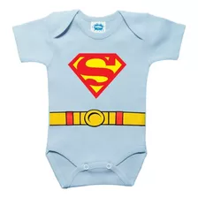 Pilucho O Body Estampado Escudo Superman