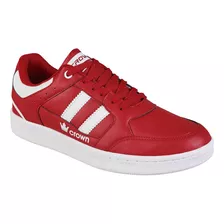 Tenis Para Caballero Color Rojo Bco Bella Shoes Estilo 0470
