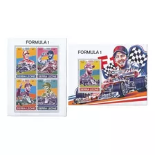 2017 Automovilismo- Formula 1- Sierra Leona (bloques) Mint