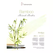 Cuaderno Hahnemuhle Bamboo Para Técnica Mixta, 36 X 48 Cm, 25 Hojas