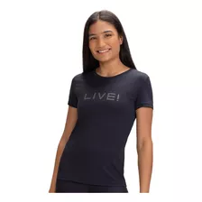 Camiseta Icon Live Fitness Academia - Corrida - Pilates