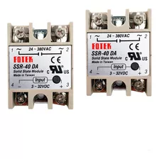 2x Rele De Estado Sólido Ssr-40da 40a 250v 3-32v