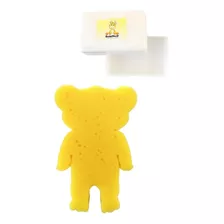 Kit De Cuidado Para Bebês Baby Nany Infantil Kit Banho Amarelo/branco - X 2
