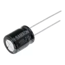 Capacitor Eletrolítico Radial 1.000uf * 10v (lote De 25 Pçs)