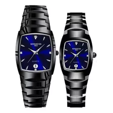 Reloj De Acero De Tungsteno For Hombre Mujer Pareja Regalo