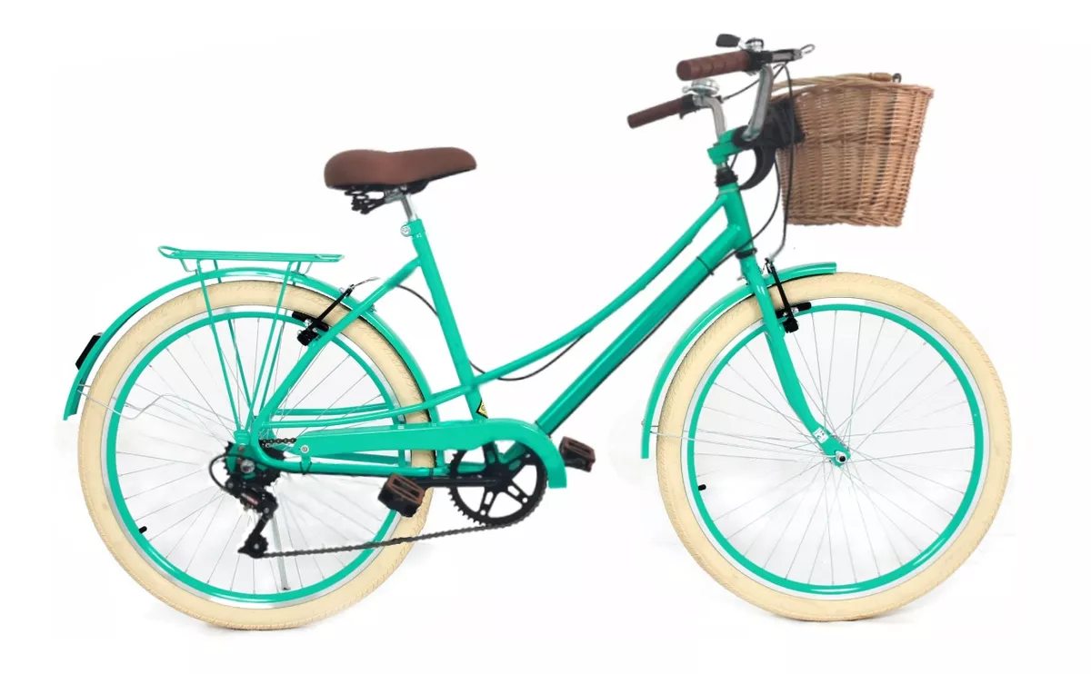 Bicicleta Vintage Retro Food Bike Antiga Ceci 6 Marchas Top