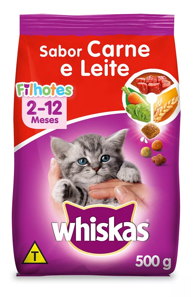 Alimento P/ Gatos Whiskas 500g, Filhote