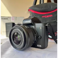  Canon Eos Kit M50 Mark Ii + Lente Ef-m 15-45mm + Accesorios