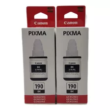 Kit 2 Refil Tinta Preta 190 Original Canon G2100 G3100 G4100