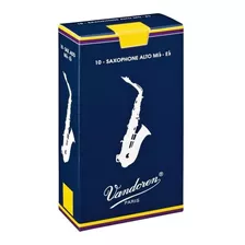 5 Palheta Vandoren Tradicional Sax Alto 1,5 / 2 / 2,5 / 3