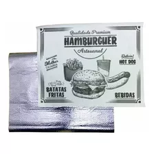 Papel Acoplado Térmico C/ 5000 Hamburger Hamburguer Lanche