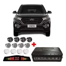 Kit Sensor Estacionamento Ré Hyundai Creta Action 2020 2021