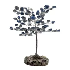Árvore De Pedras Quartzo Azul M
