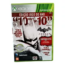 Jogo Xbox 360 Batman City Edição Especial Original 