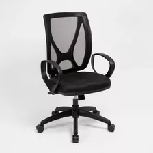 Silla De Escritorio Ergonomica Oficina Mesh Alma Negra Ct