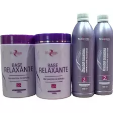 Mairibel Base Relaxante 2k + Ativador 1000ml Guanidina Forte