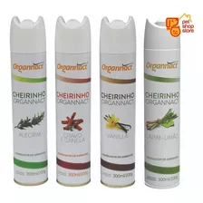 4 X Kit Cheirinho Organnact Sortido 300 Ml Aromatizador